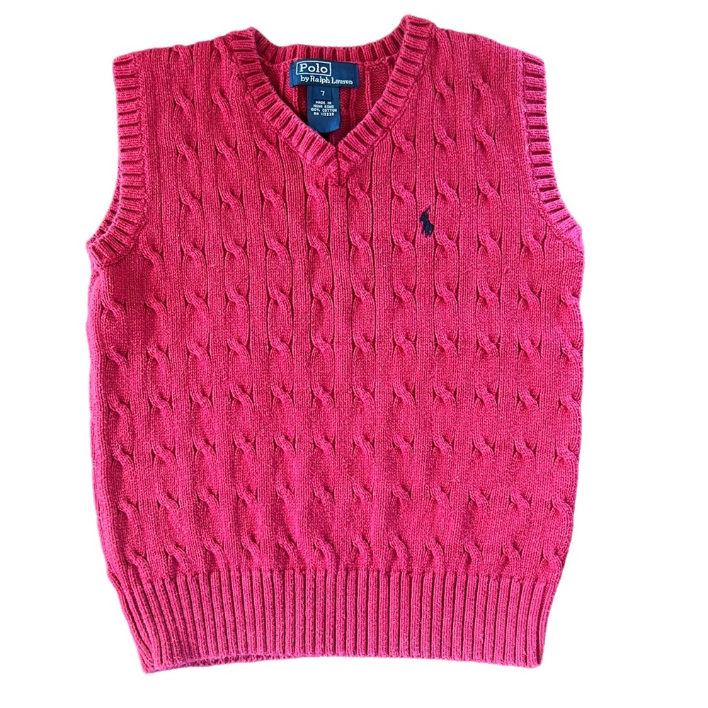 Boy’s Ralph Lauren Sweater Vest Size 7